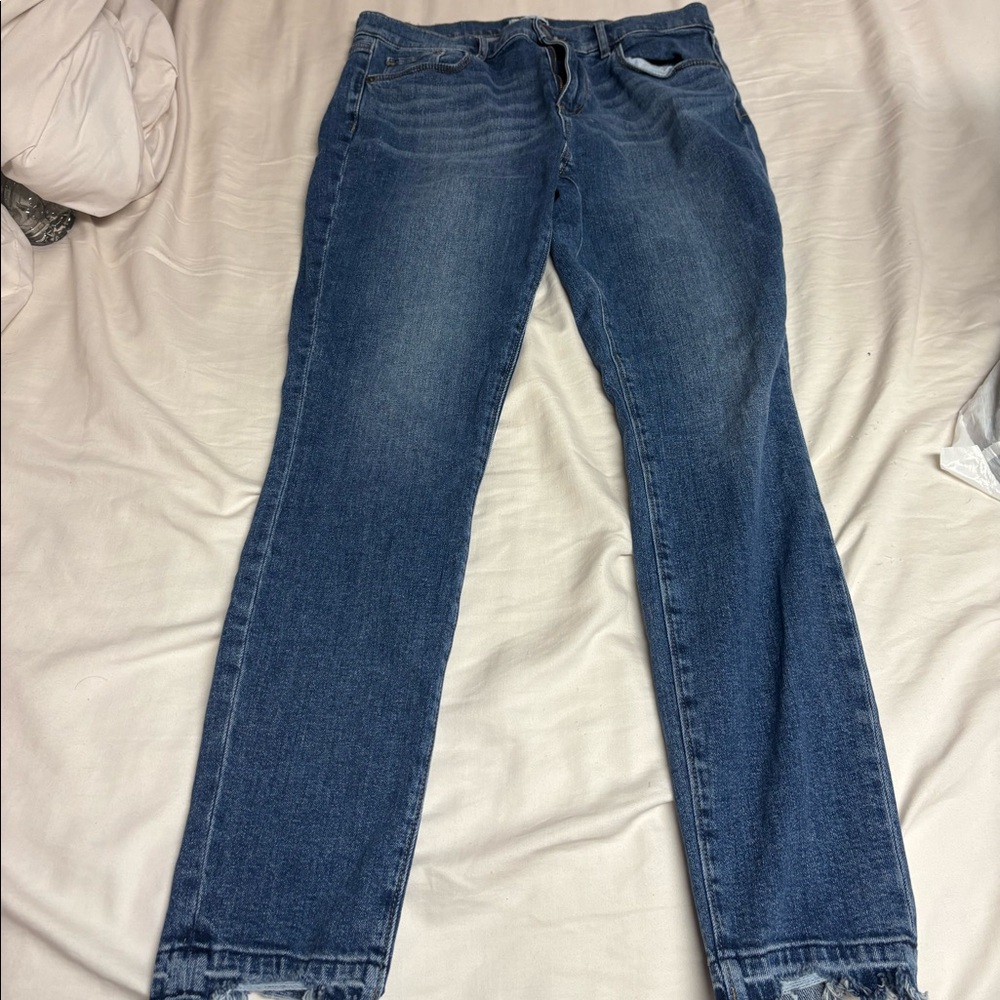 Blue loft jeans size 8